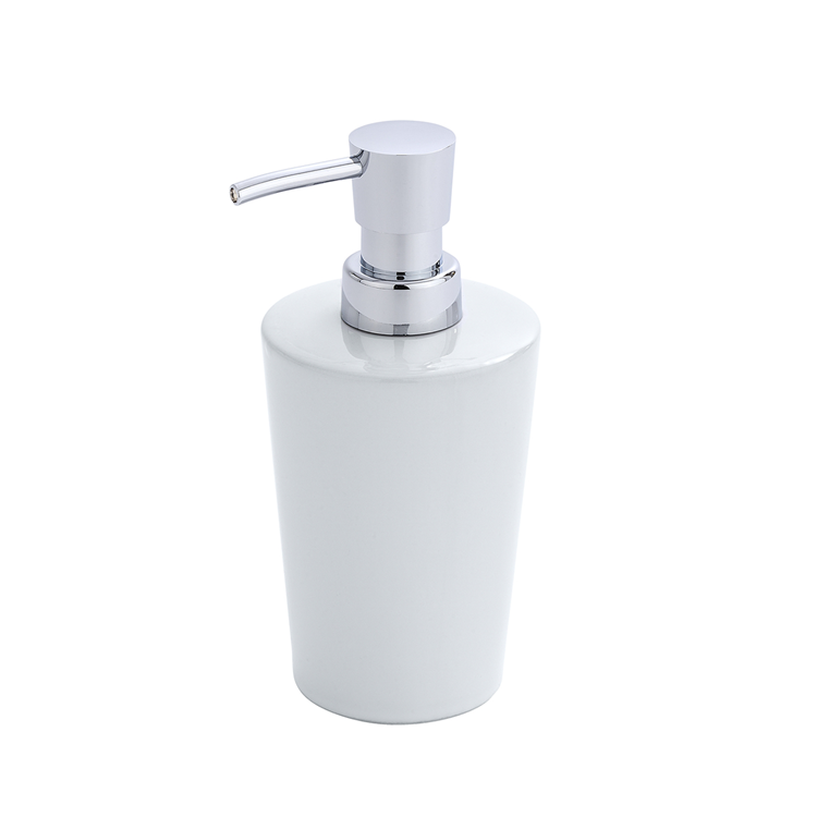 Wenko 1064910 - zeepdispenser coni keramiek wit | 2 stuks