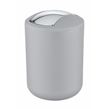 Wenko 1064897 - afvalemmer brasil s 2 liter grijs | 2 stuks - afbeelding 1