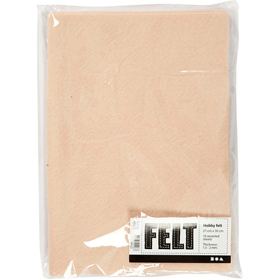 Creativ company https: www.cchobby.nl hobbyvilt-a4-vel-210x297-mm-dikte-1-5-2-mm-licht-beige-10-vel-1-doos