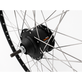 Shimano achterwiel 28 inch zac2000 met nexus 5 rollerbrake - zwart geslepen - afbeelding 3