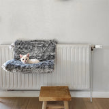 Croci radiatorhangmat gemeleerd zwart - afbeelding 2