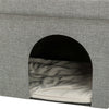 Trixie kattenmand kattenhuis kimy soft 2 verdiepingen lichtgrijs