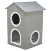 Trixie kattenmand kattenhuis nora soft 2 verdriepingen lichtgrijs