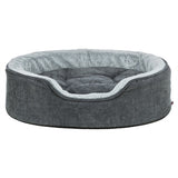 Trixie vital hondenmand lino soft ovaal grijs lichtgrijs - afbeelding 2