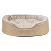 Trixie vital hondenmand lino soft ovaal beige creme