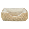 Trixie hondenmand kaline mio hoekig lichtbruin creme