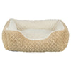 Trixie hondenmand kaline mio hoekig lichtbruin creme