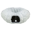 Trixie harvey pluche speeltunnel donut wit grijs