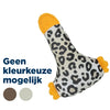 Trixie eend pluche panterprint met kattenkruid catnip assorti