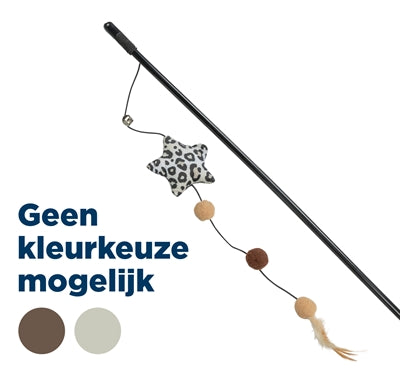 Trixie kattenhengel ster pluche met kattenkruid catnip
