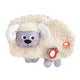 Fofos crinkle tough schaap zonder vulling
