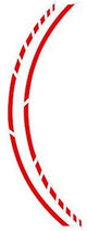 Foliatec pin striping racing red