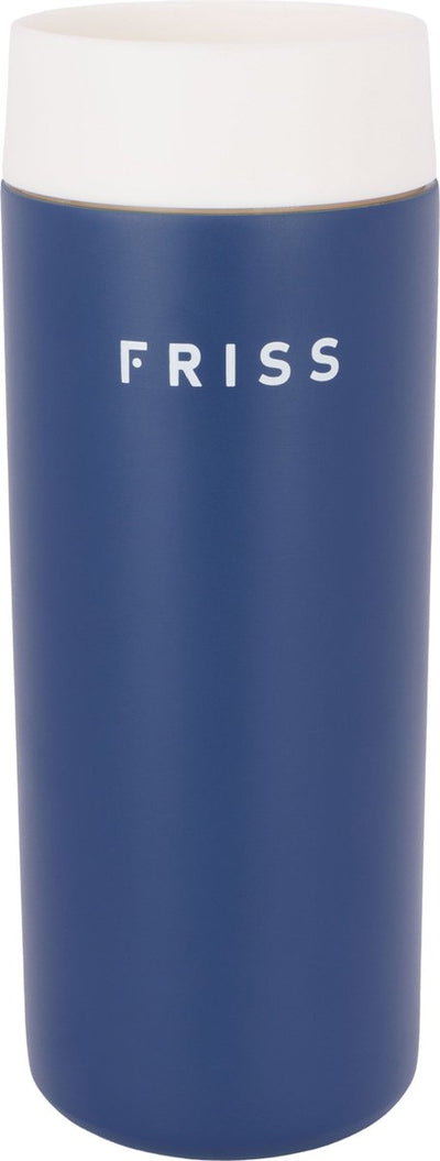 Friss travel mug - rvs - 350ml - blauw
