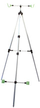 Albatros aluminium driepoot strandsteun - 180 cm - grijs