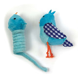 Happy pet tabby patch vogel blauw - afbeelding 2