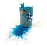 Happy pet tabby patch vogel ratel en roller blauw - afbeelding 2