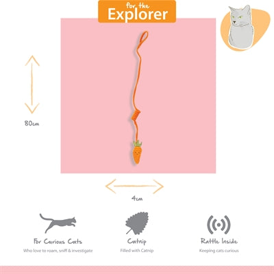 Happy pet tabby patch wortel bungee