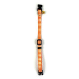 Happy pet tabby patch halsband kat ruit oranje - afbeelding 2