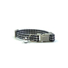 Happy pet tabby patch halsband kat ruit zwart