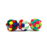Happy pet tabby patch pom pom bal assorti - afbeelding 2