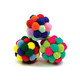 Happy pet tabby patch pom pom bal assorti - afbeelding 3