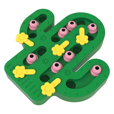 Happy pet tabby patch cactus puzzel intelligentie speelgoed