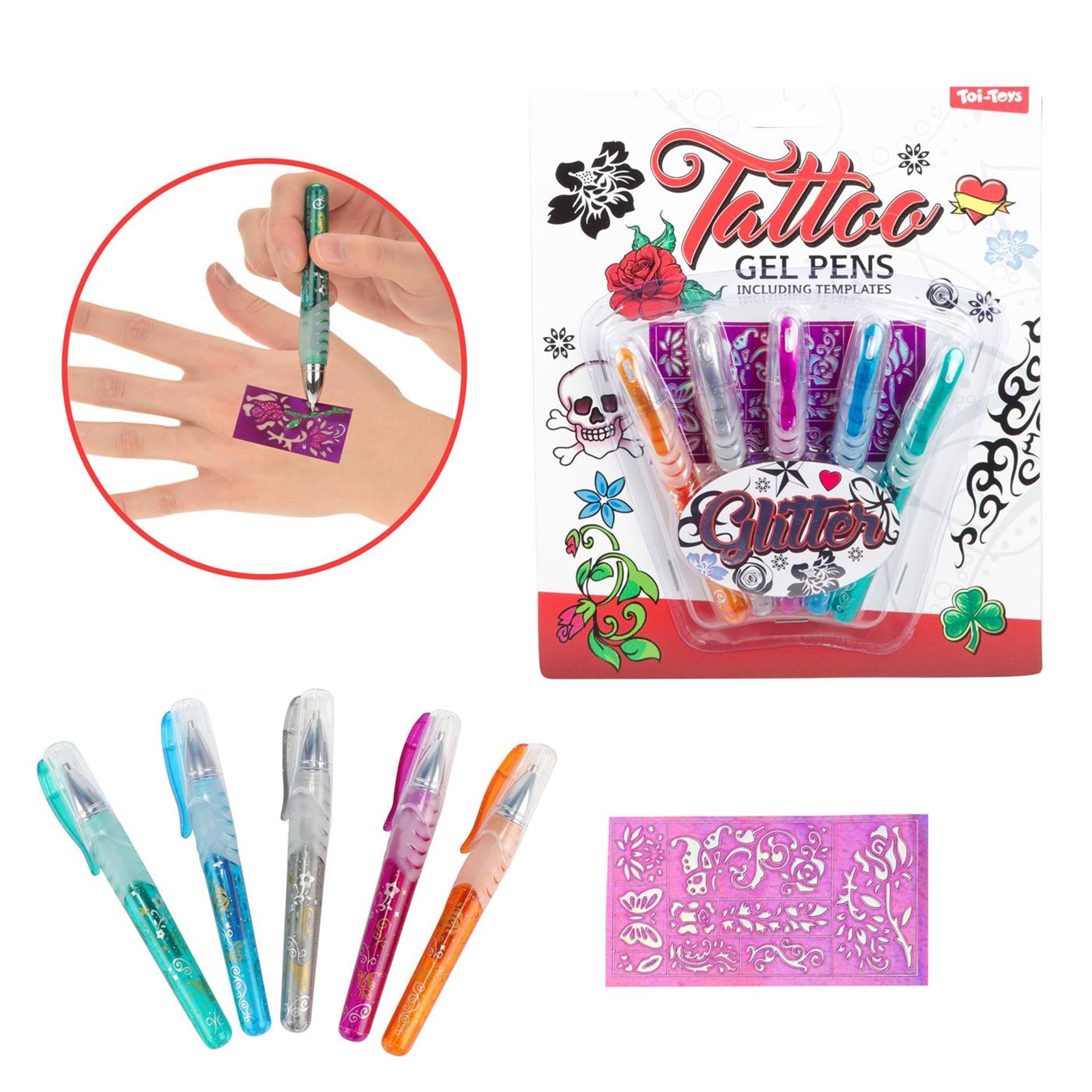 Toi-toys toi toys tattoo tattoo gelpennen set a 5