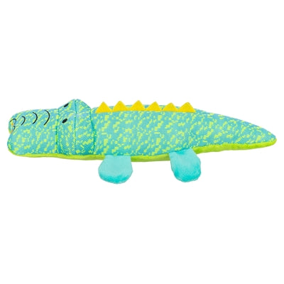Trixie krokodil stof aqua groen