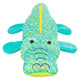 Trixie krokodil stof aqua groen