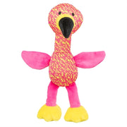 Trixie flamingo stof roze geel - afbeelding 1