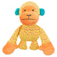 Trixie aap stof geel oranje