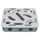 Trixie hole'n'roll box vilt grijs