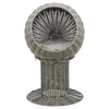 Trixie kattenmand amalia rond polyrattan grijs