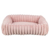 Trixie hondenmand lonni hoekig ribfluweel roze