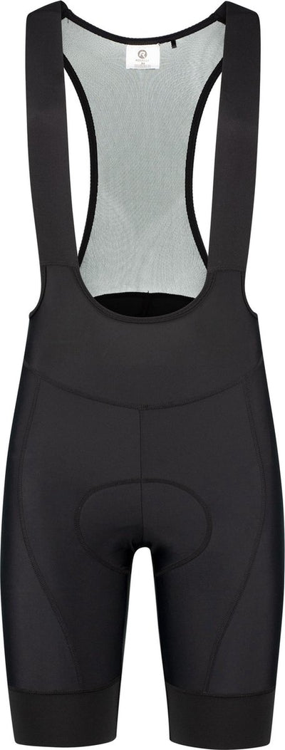 Rogelli essential ii korte fietsbroek dames - bretels - zwart - xl
