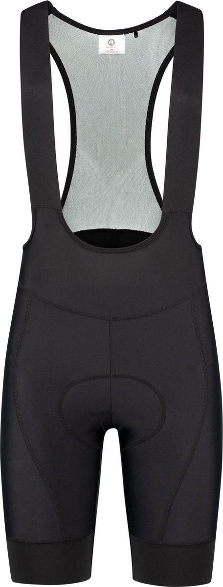 Rogelli essential ii dames korte fietsbroek - bretels - zeem - zwart