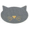 Trixie kattenbakmat kattenkop pvc lichtgrijs