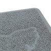 Trixie kattenbakmat kattensilhouet pvc lichtgrijs