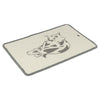 Trixie krabmat met print taupe
