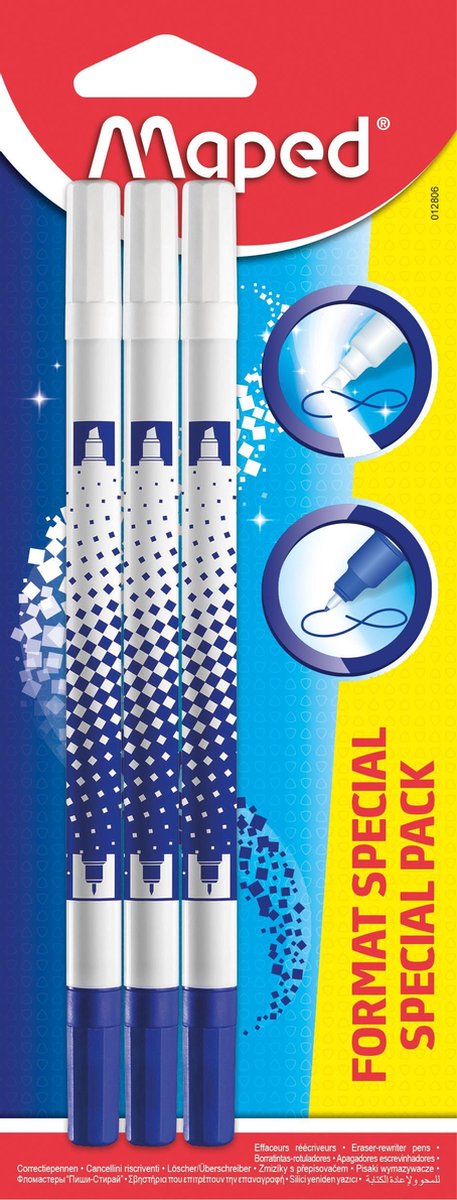 Maped office inktwisser op blisterkaart x 6