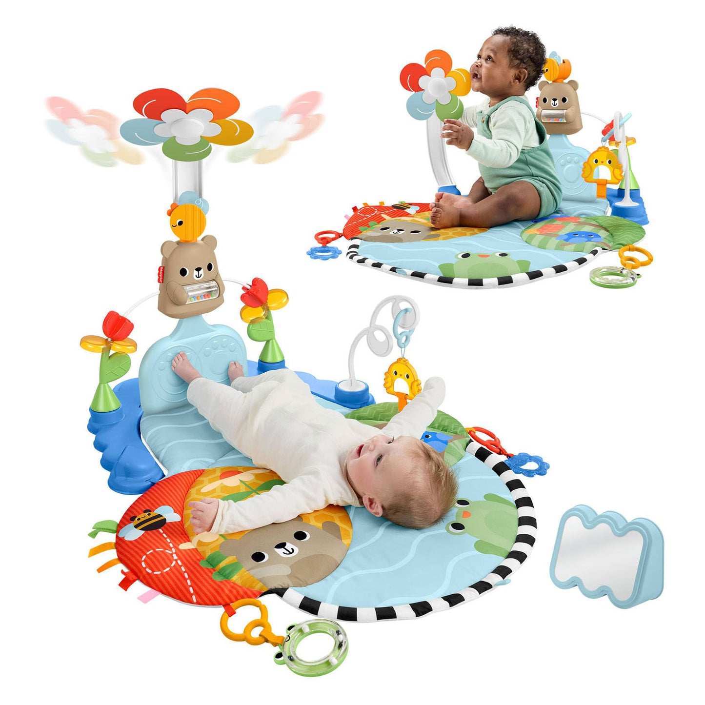Fisher-price fisher price 3-in-1 activiteitenmat voetenspel