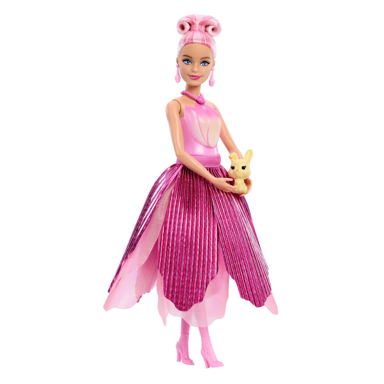 Barbie reveal flower supprise pink tulip
