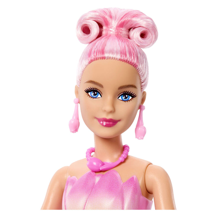 Barbie reveal flower supprise pink tulip