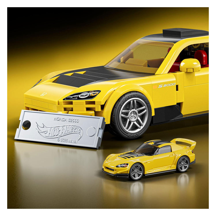 Hot wheels brick shop speed series 2007 honda s2000 1:32 bouwset - 257dlg.