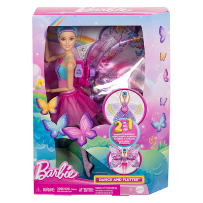 Barbie dans- en fladderpop – magische vlindervleugels 33cm