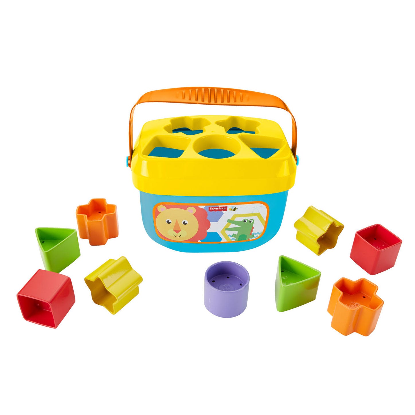 Mattel fisher-price baby's eerste blokken - blokkendoos