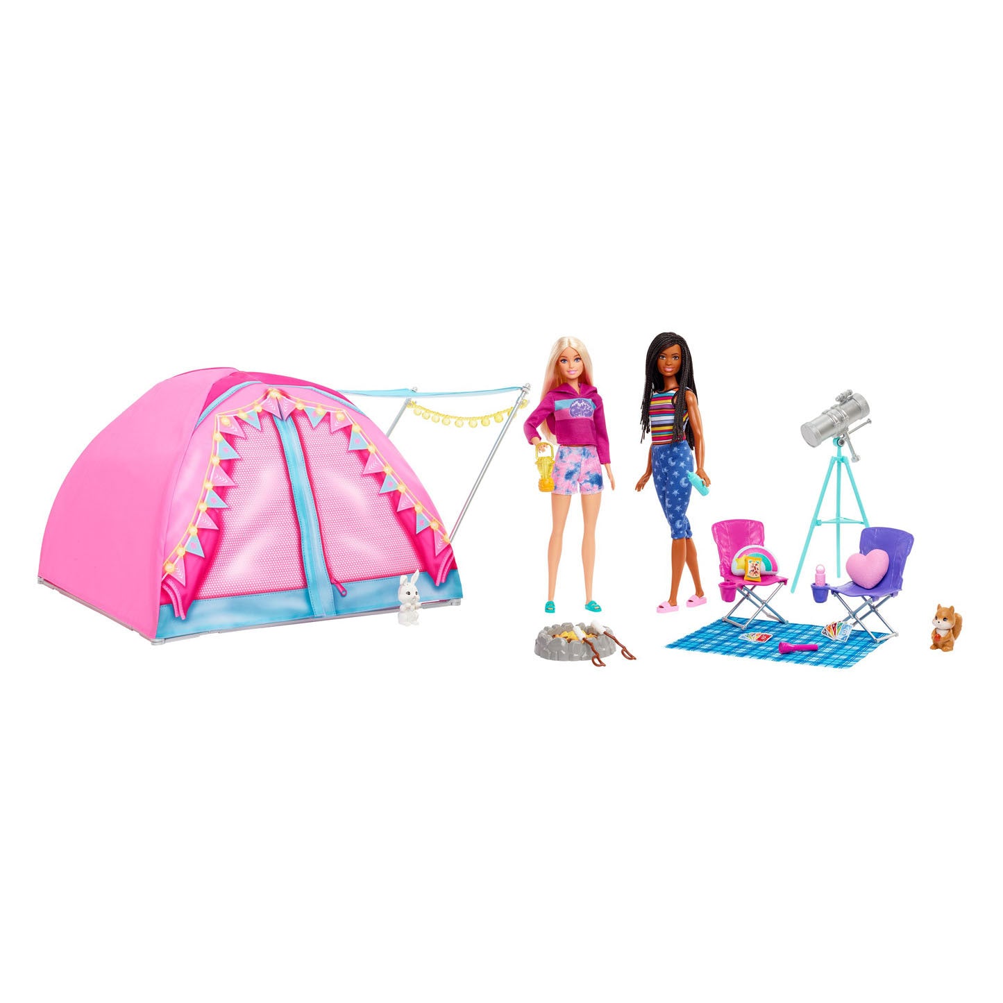 Mattel Let's Go Camping Tent Speelset