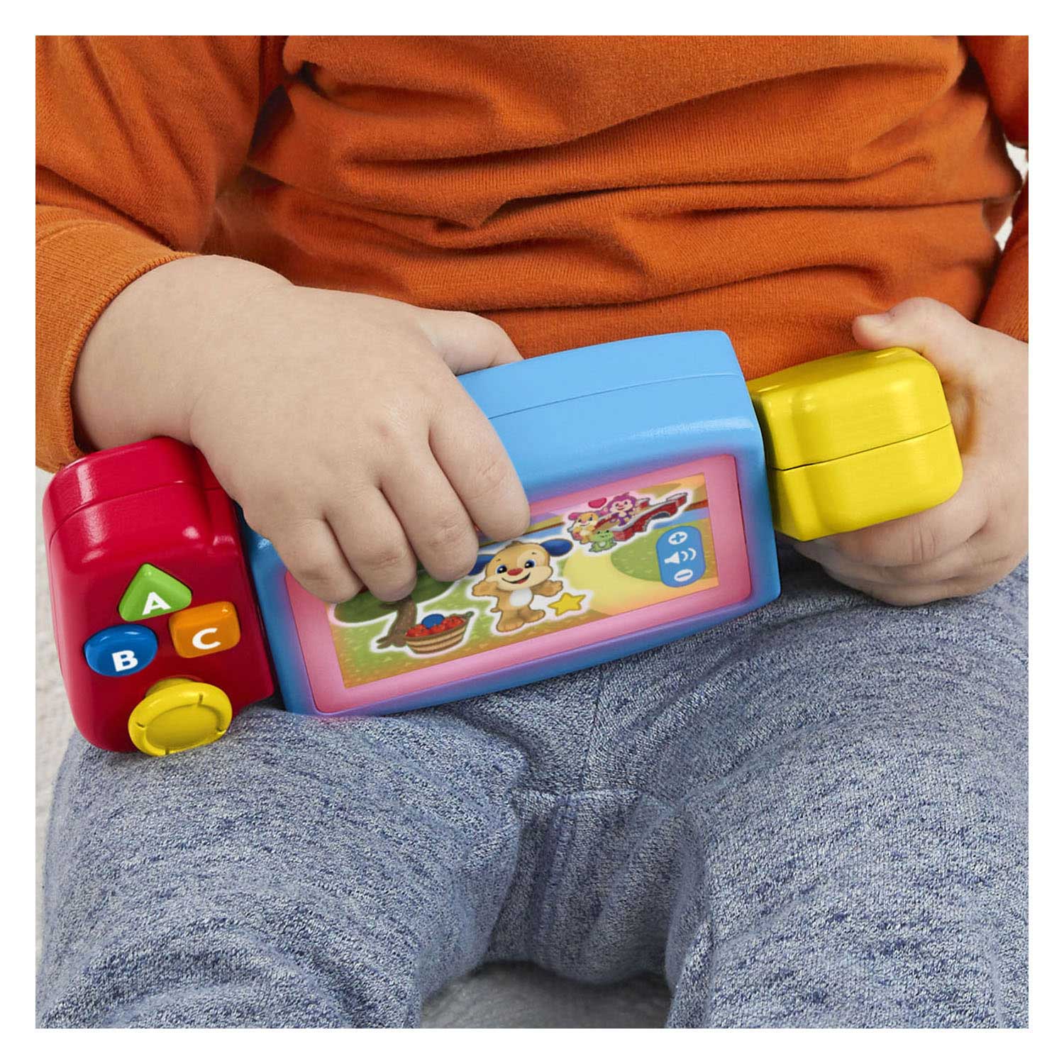 Mattel fisher price draai en leer spel