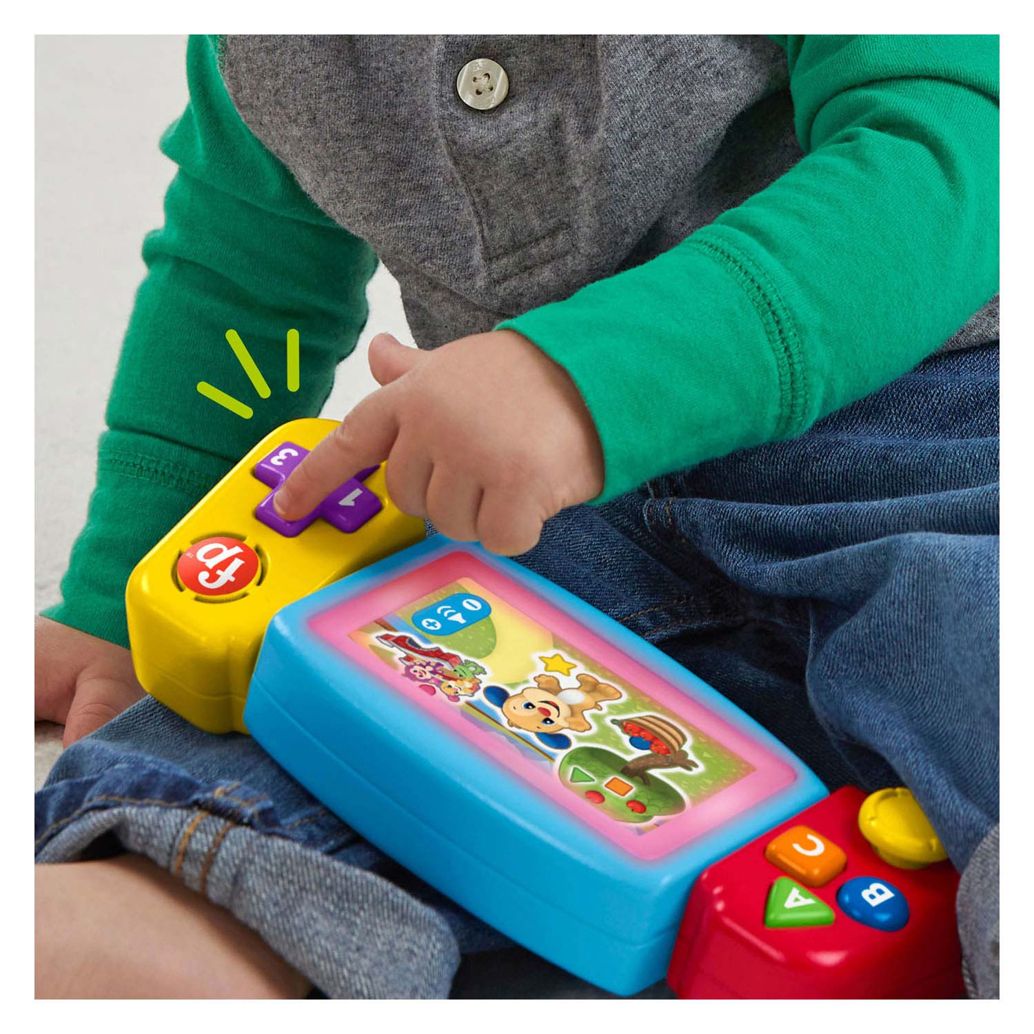 Mattel fisher price draai en leer spel