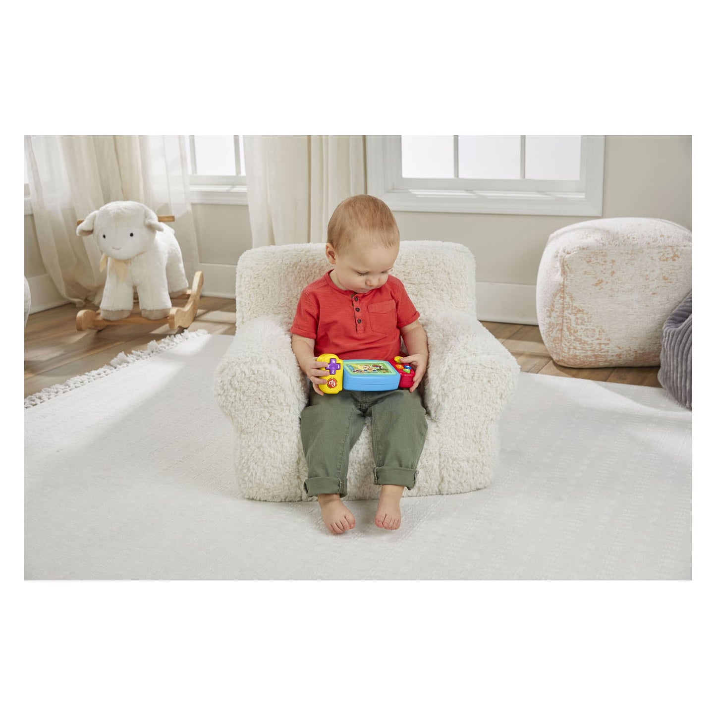 Mattel fisher price draai en leer spel